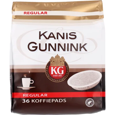 Kanis & Gunnink Regular Koffiepads 36 stuks