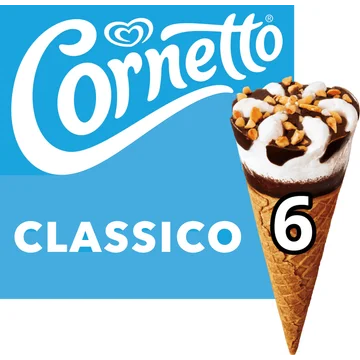 Ola IJs Cornetto Classico 6 Stuks 6 x 90ml