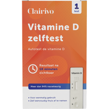 Clairivo Zelftest Vitamine D 1 Stuk