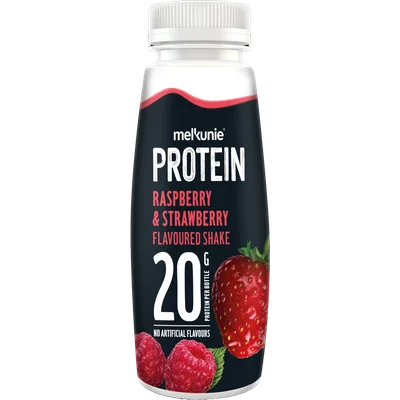 Melkunie Protein aardbei & framboos shake