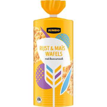 Jumbo Rijst & Maïs Wafels met Kaassmaak 155 g