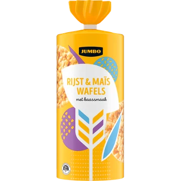Jumbo Rijst & Maïs Wafels met Kaassmaak 155 g