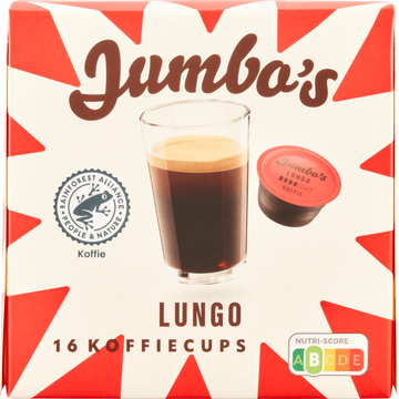 Jumbo's Lungo Dolce Gusto Compatible Koffiecups 16 Stuks