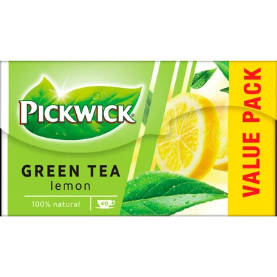 Pickwick Lemon Groene Thee Voordeelpak 40 Stuks