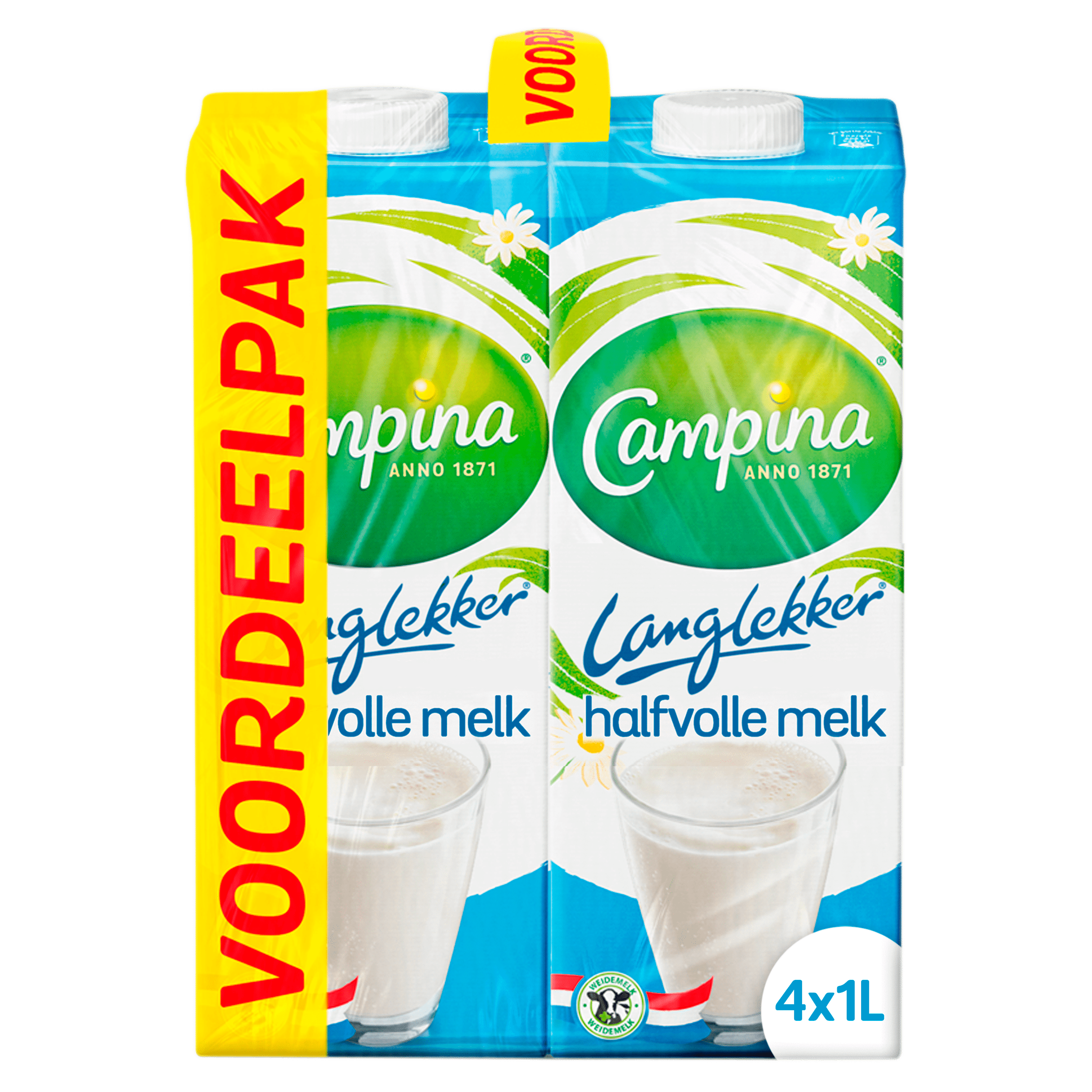 Campina Langlekker halfvolle melk voordeelpak
