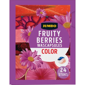 Jumbo Wascapsules Kleur Fruity Berries 24 Wasbeurten