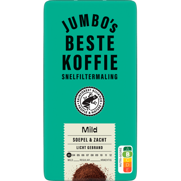 Jumbo's Beste Koffie Snelfiltermaling Mild 250 g