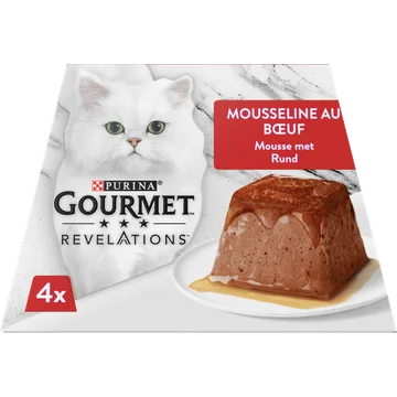 Gourmet Revelations Mousse Kattenvoer nat met Rund