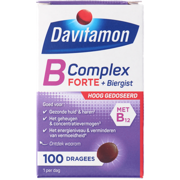 Davitamon B-Complex forte dragees, 100 stuks