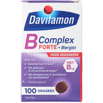 Davitamon B-Complex forte dragees, 100 stuks