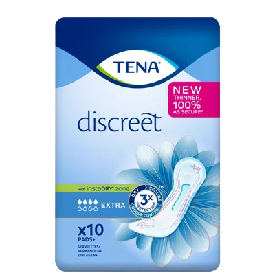 Tena Discreet Extra Verbanden+ 10 Stuks