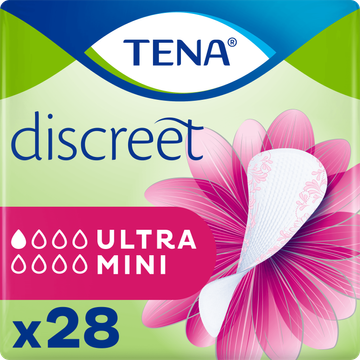 Tena Discreet Ultra Mini Inlegkruisjes 28 Stuks