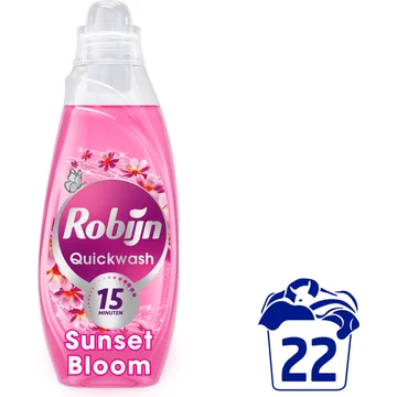 Robijn Advanced Quickwash Vloeibaar Wasmiddel Sunset Bloom 22 wasbeurten