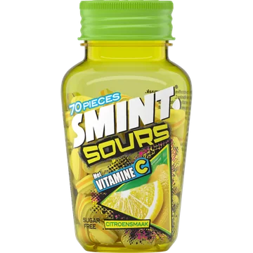 Smint Sours Sugar Free Citroensmaak 70 Stuks