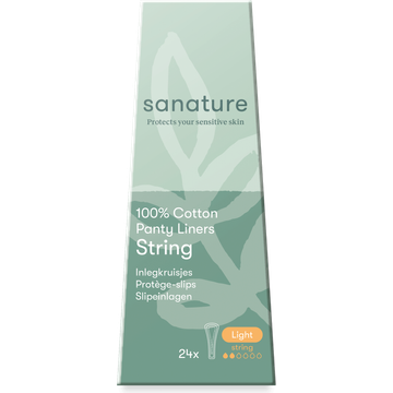 Sanature 100% Katoenen Inlegkruisjes String 24 Stuks