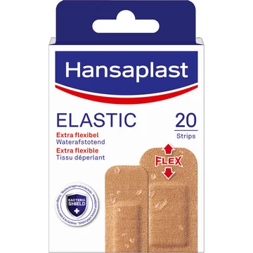 Hansaplast Elastic Waterafstotend 20 Strips
