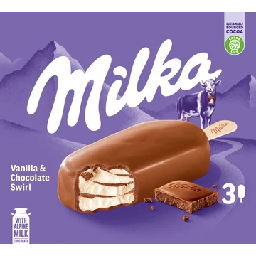 Milka Vanilla & chocolate swirl
