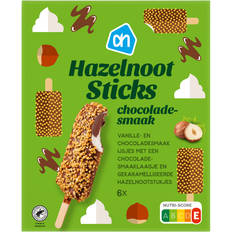 AH Hazelnoot sticks chocoladesmaak