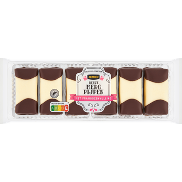 Jumbo Reuze Mergpijpen met Frambozenvulling 350 g