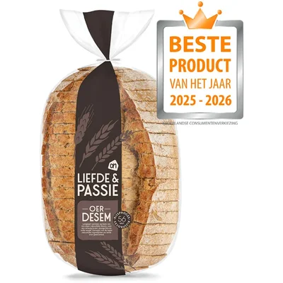 AH Liefde & Passie Biologisch OerDesem blond gesneden