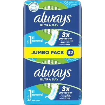 Always Ultra Dag Maandverbanden Normal (Maat 1)