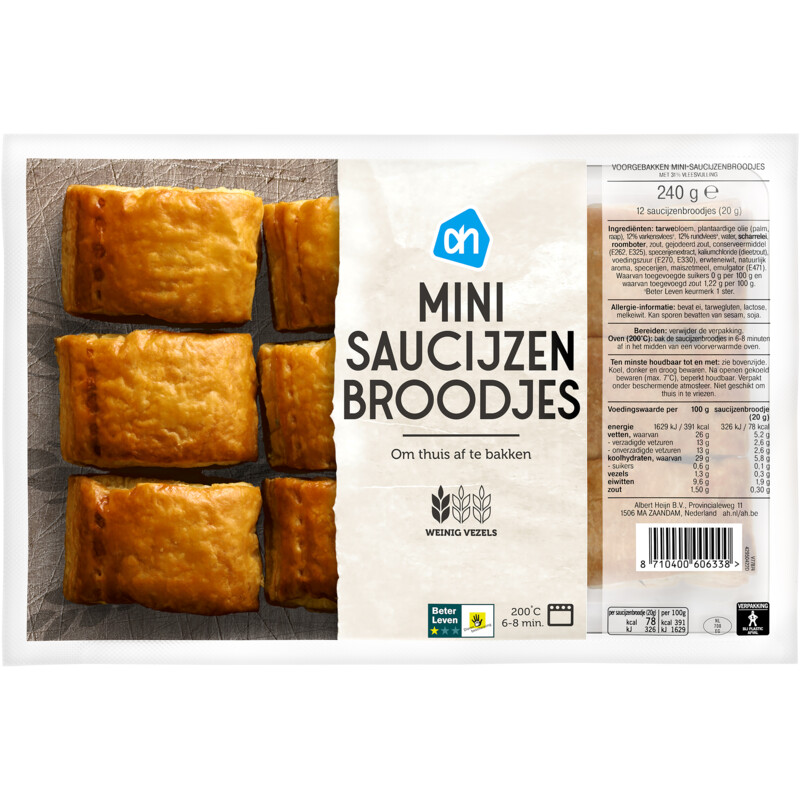 AH Mini saucijzenbroodjes