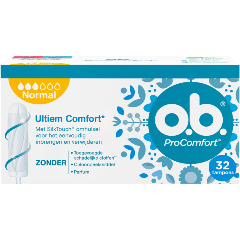 O.B. Pro Comfort Tampons Normal 32 Stuks