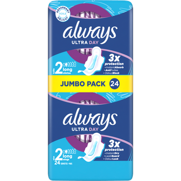 Always Ultra Dag Maandverbanden Long (Maat 2)