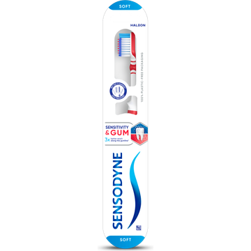 Sensodyne gevoeligheid & tandvlees tandenborstel voor gevoelige tanden 1 stuk