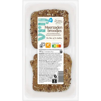 AH Glutenvrij Meerzaden broodjes