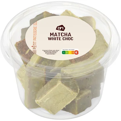 AH Matcha white choco bites