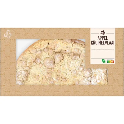 AH Appelkruimelvlaai half