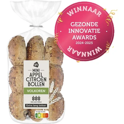 AH Mini appel citroen bollen volkoren