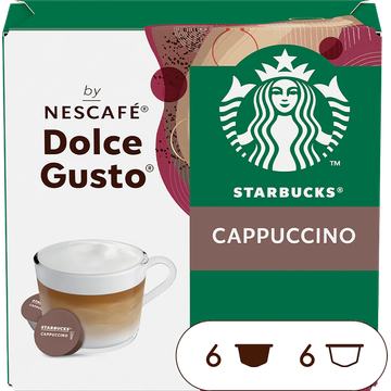 Starbucks® by Nescafé® Dolce Gusto® Cappuccino - 12 koffiecups