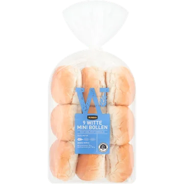 Jumbo - Witte Mini Bollen - 9 Stuks