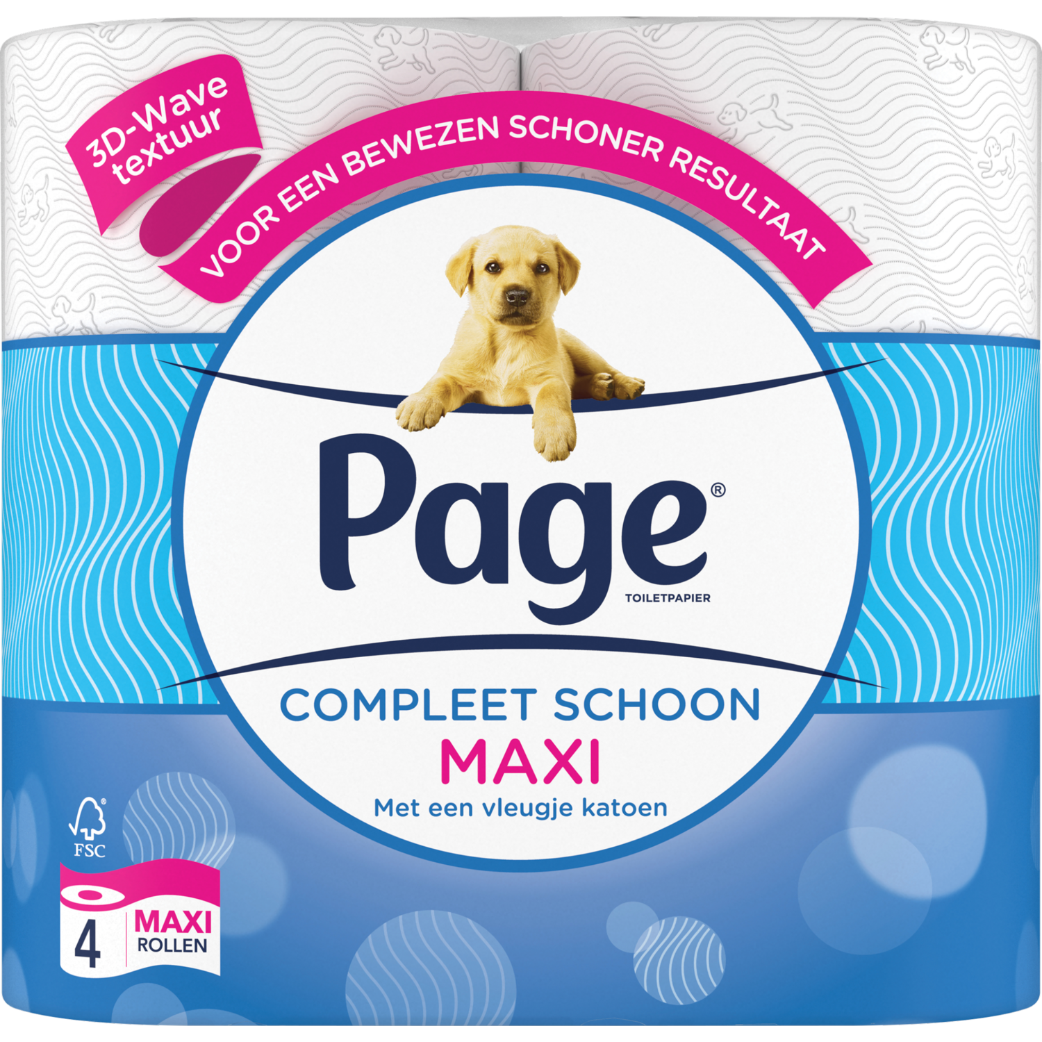 Page Compleet Schoon Toiletpapier Maxi 4-rollen