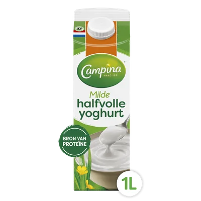 Campina Milde Halfvolle Yoghurt 1 L