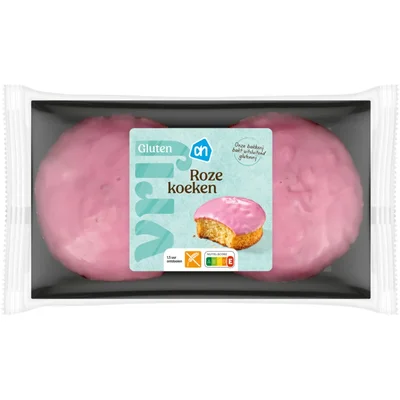 AH Glutenvrij Roze koeken