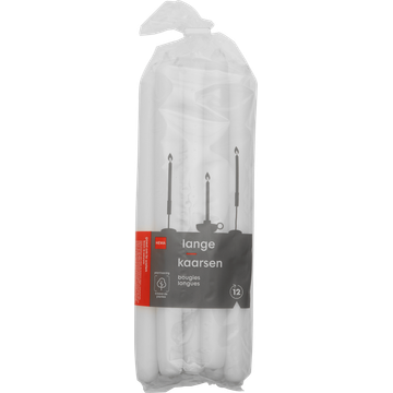 HEMA Lange Kaarsen Wit
