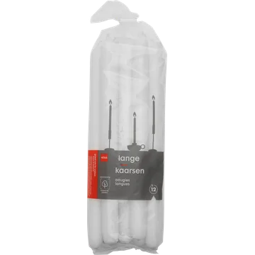 HEMA Lange Kaarsen Wit