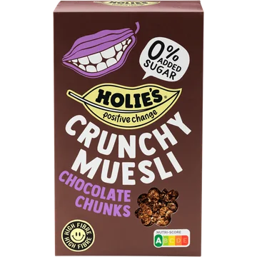 Holie Crunchy Muesli Chocolate 400g