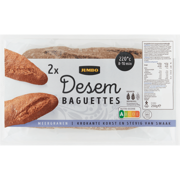 Jumbo - Desem Baguettes - Meergranen - 2 Stuks