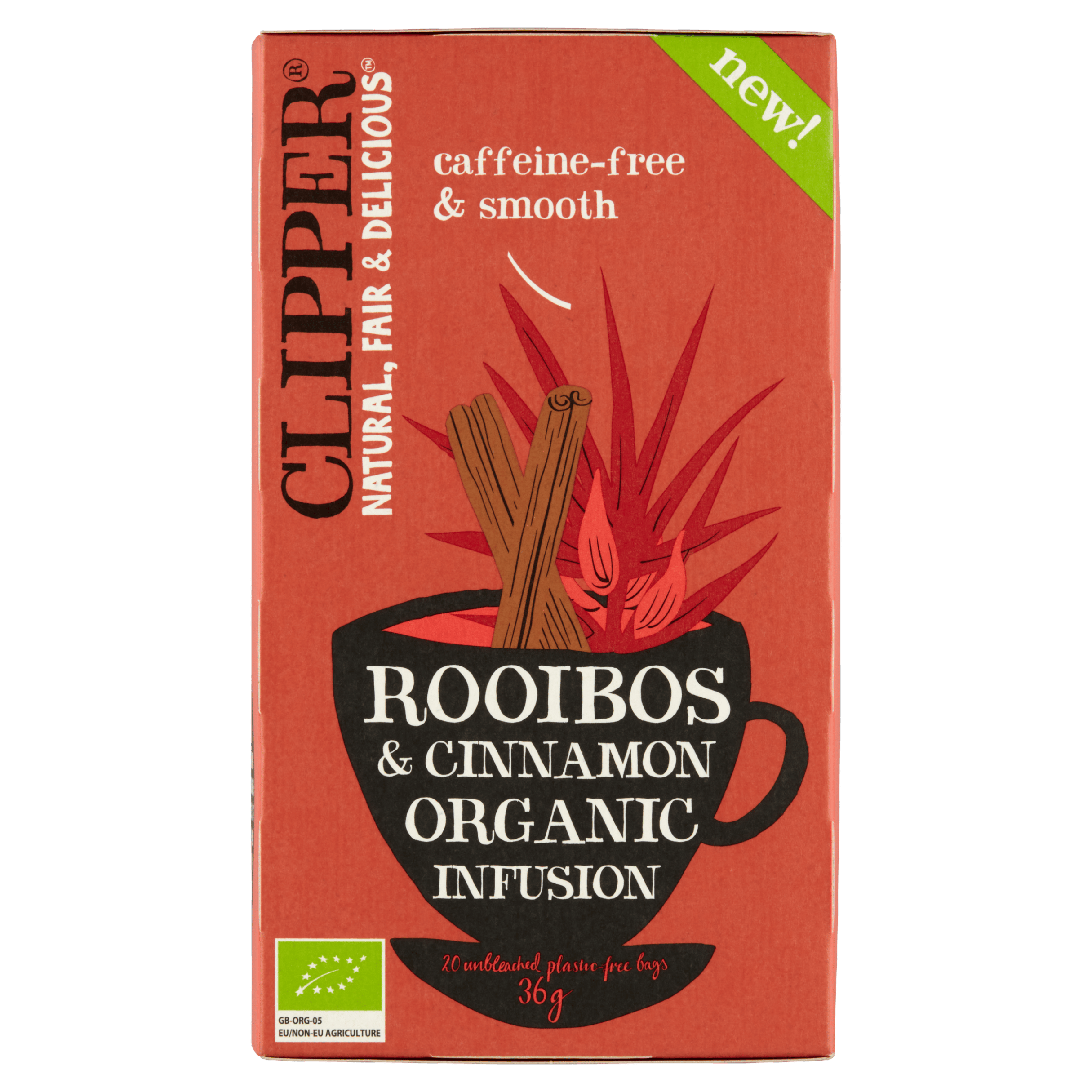 Clipper Rooibos & Cinnamon Organic Infusion 20 Stuks 36 g