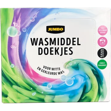 Jumbo Wasmiddeldoekjes 20 Stuks