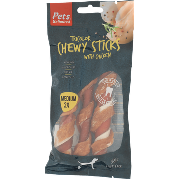 Rosewood Trio Sticks Medium 3 Stuks