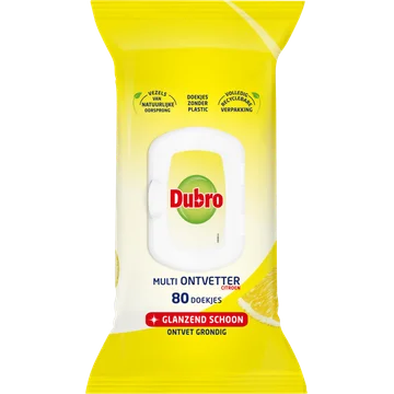 Dubro Multi Ontvetter doekjes 80 Stuks