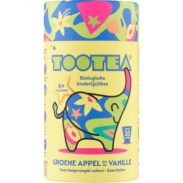 TooTea Biologische Kinder(ijs)thee Groene Appel en Vanille 6+ Maanden 100 g
