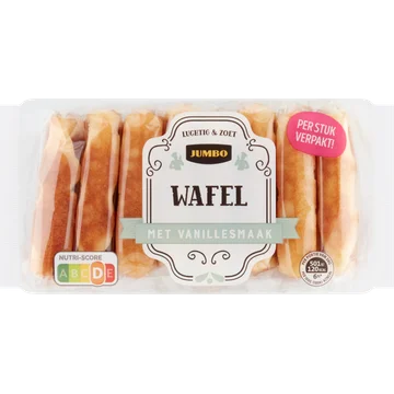 Jumbo Wafel met Vanillesmaak 8 Stuks