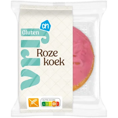 AH Glutenvrij Roze koek