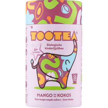 TooTea Biologische Kinder(ijs)thee Mango en Kokos 6+ Maanden 100 g